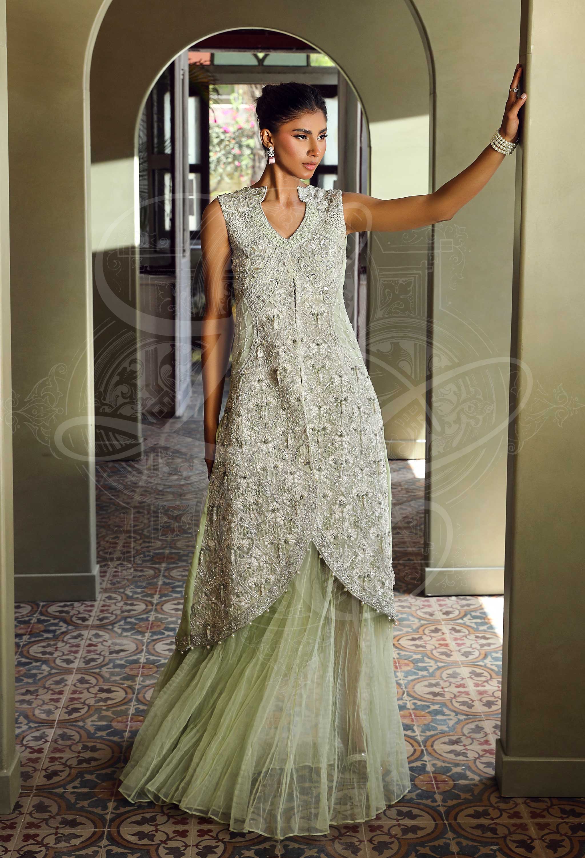 KIA - Hi Lo Top With Lehenga