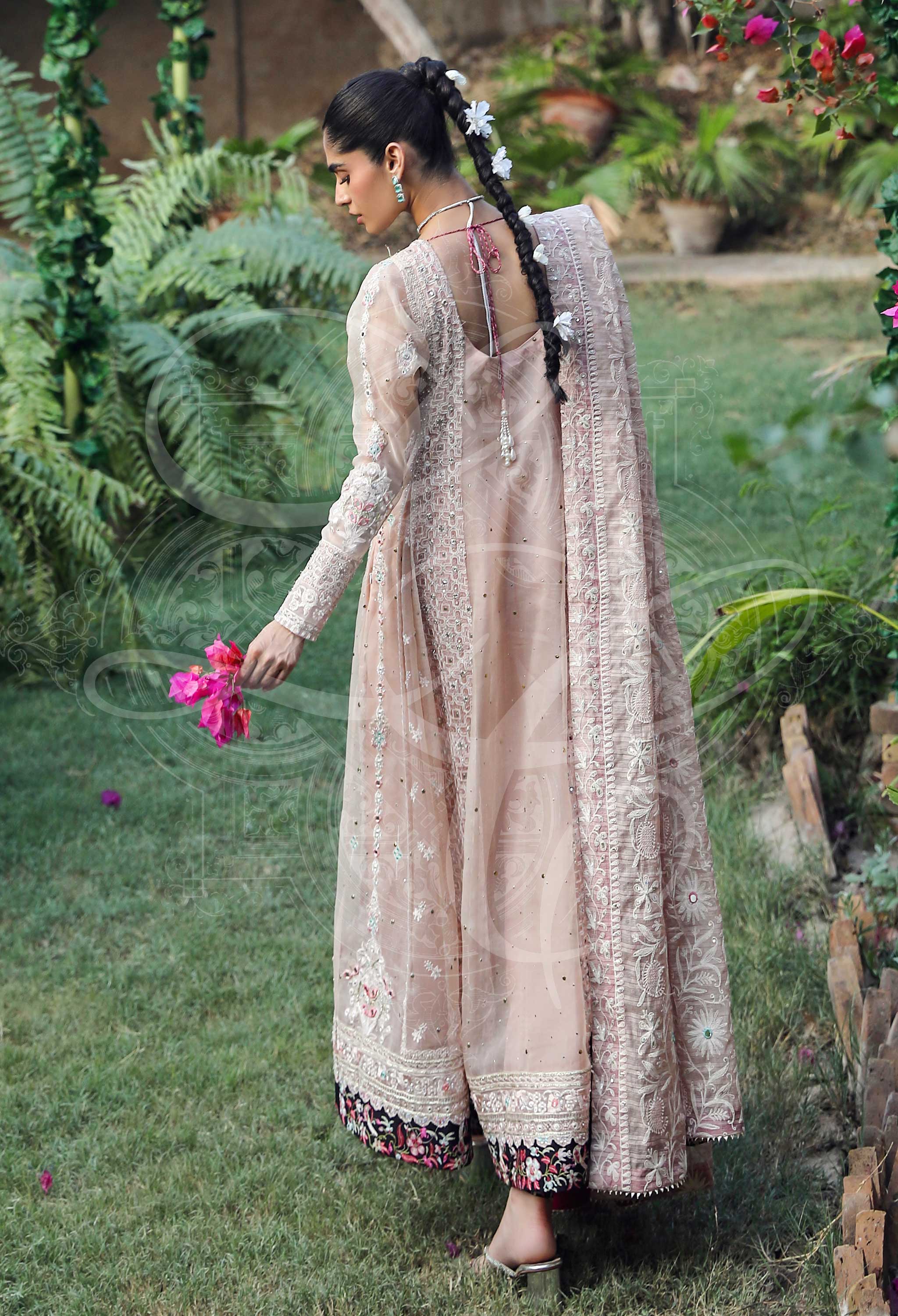 Amani - Chikankaari Kalidar Peshwas With Churidar