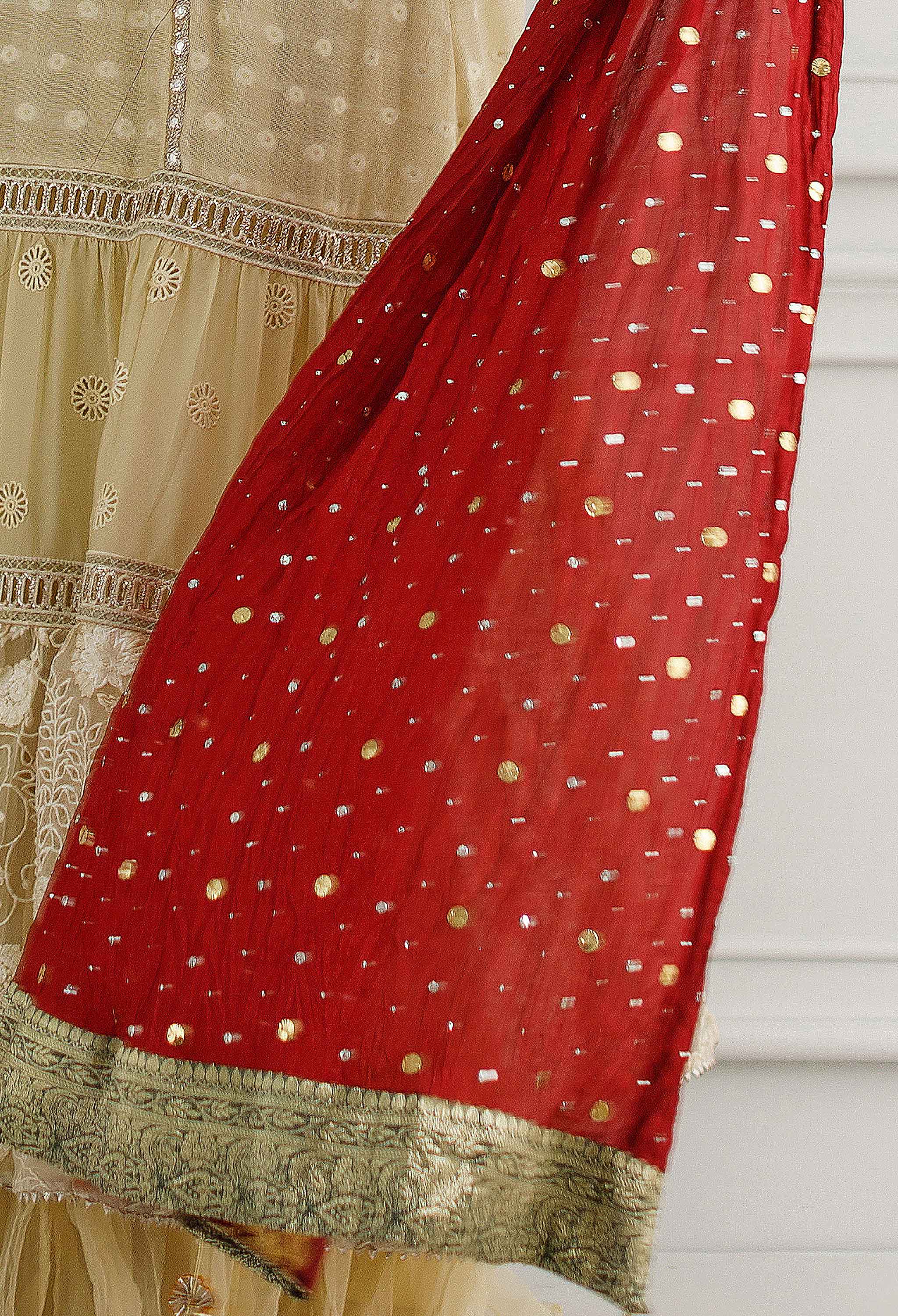 Red Kaamdani Dupatta