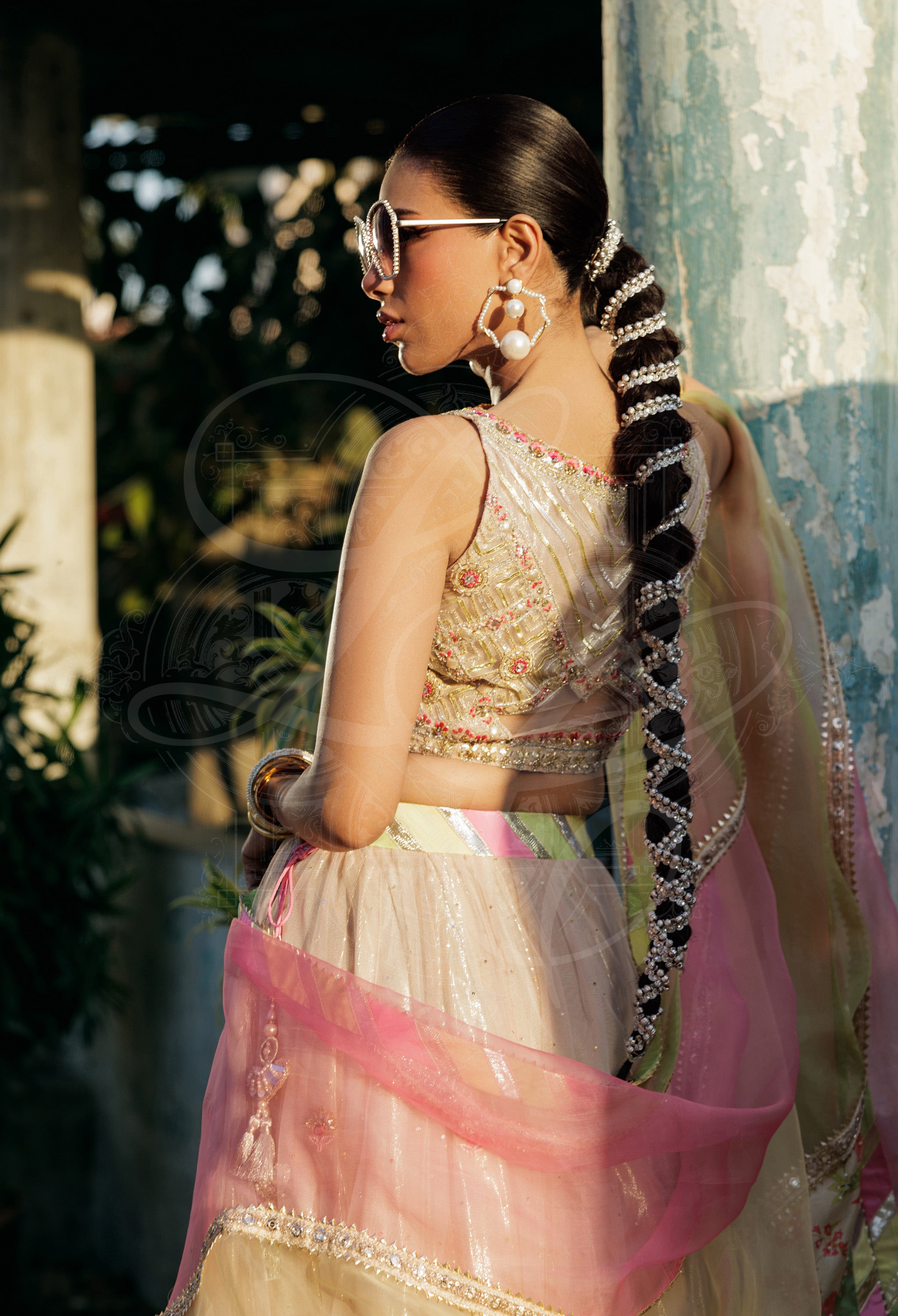 ZAHRA Mirror Gota Lehenga Set - LC-LCHS25-01
