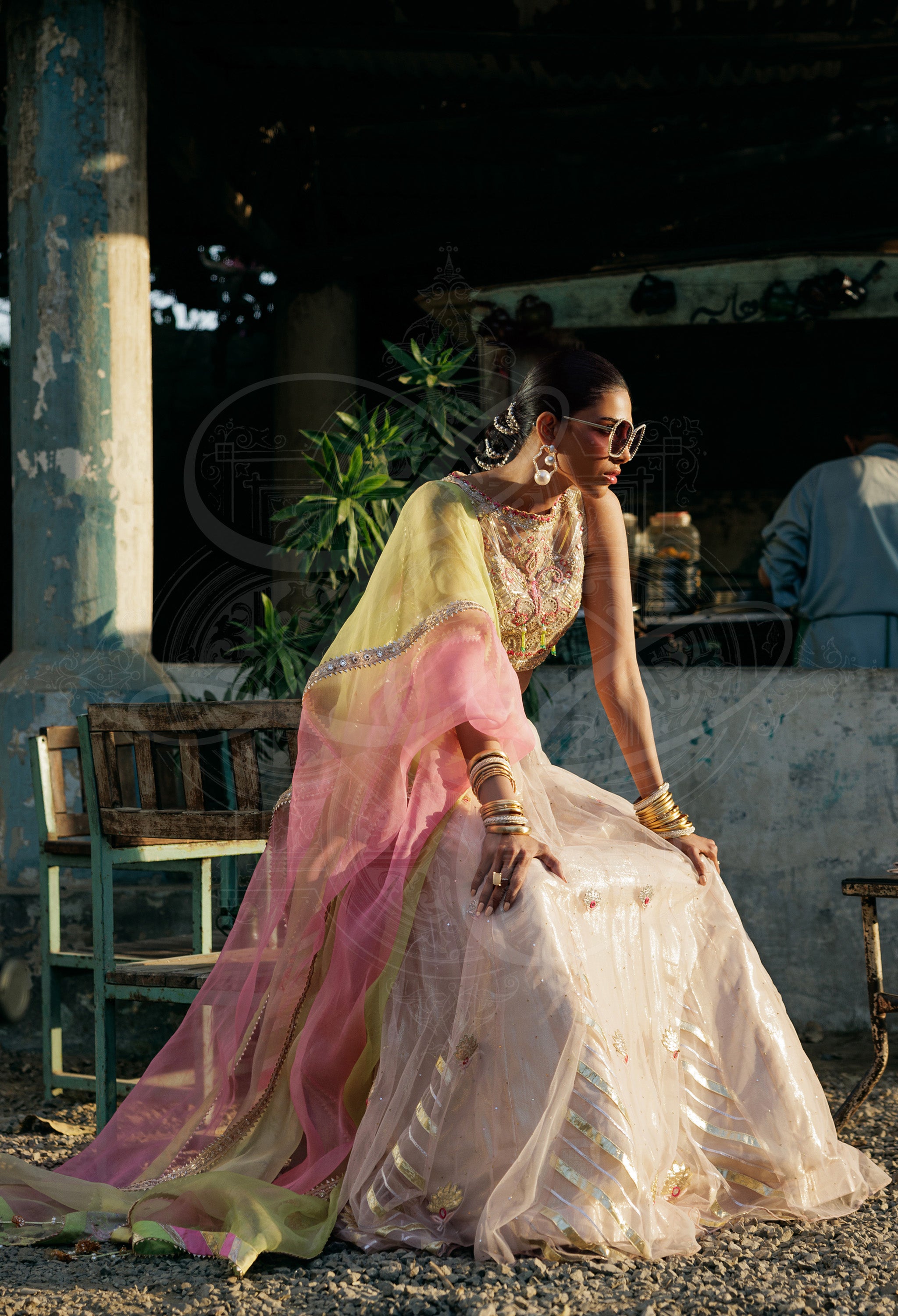 ZAHRA Mirror Gota Lehenga Set - LC-LCHS25-01