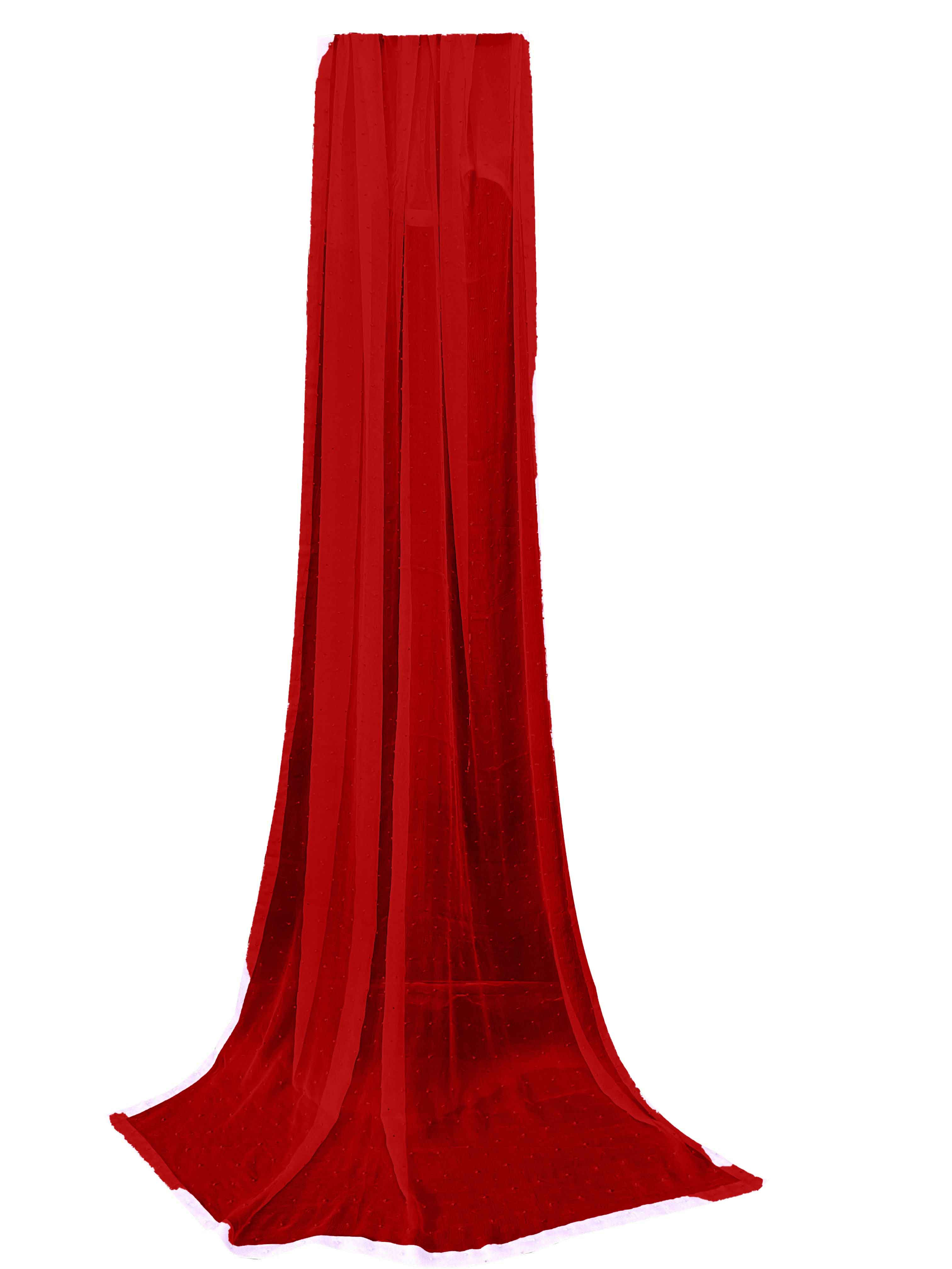 maroon plain dupatta