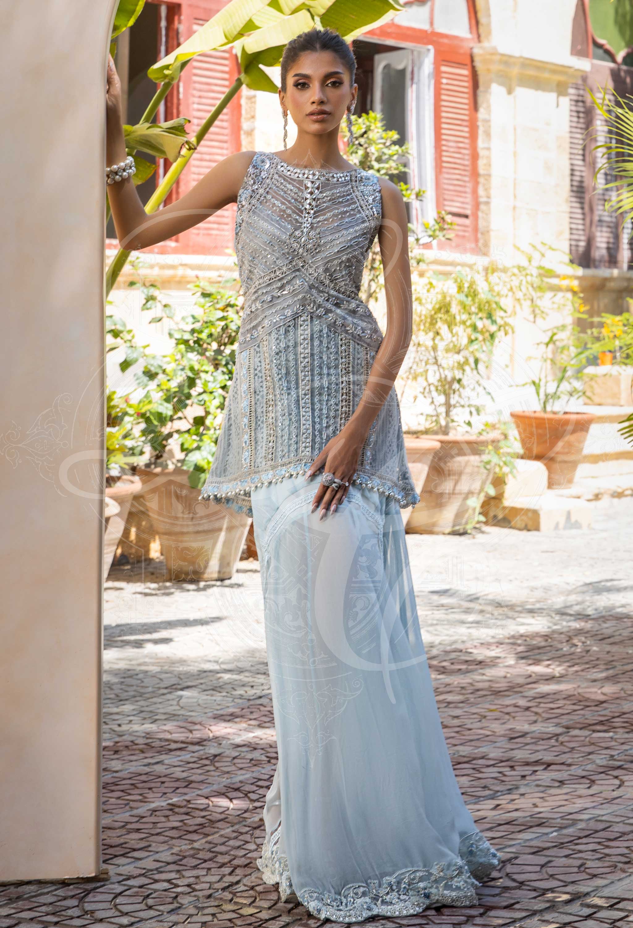 Risse - Short Tunic With Panelled Skirt