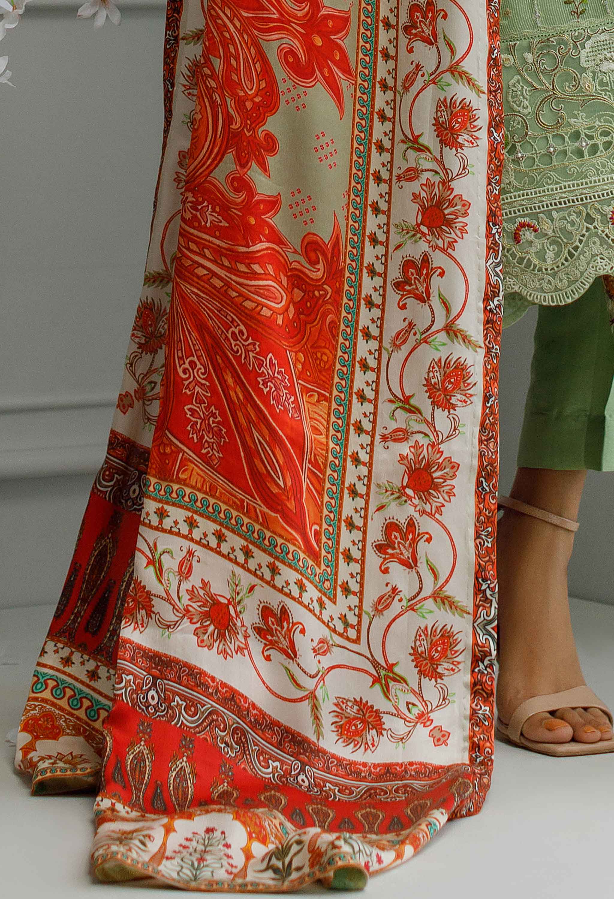 Printed dupatta