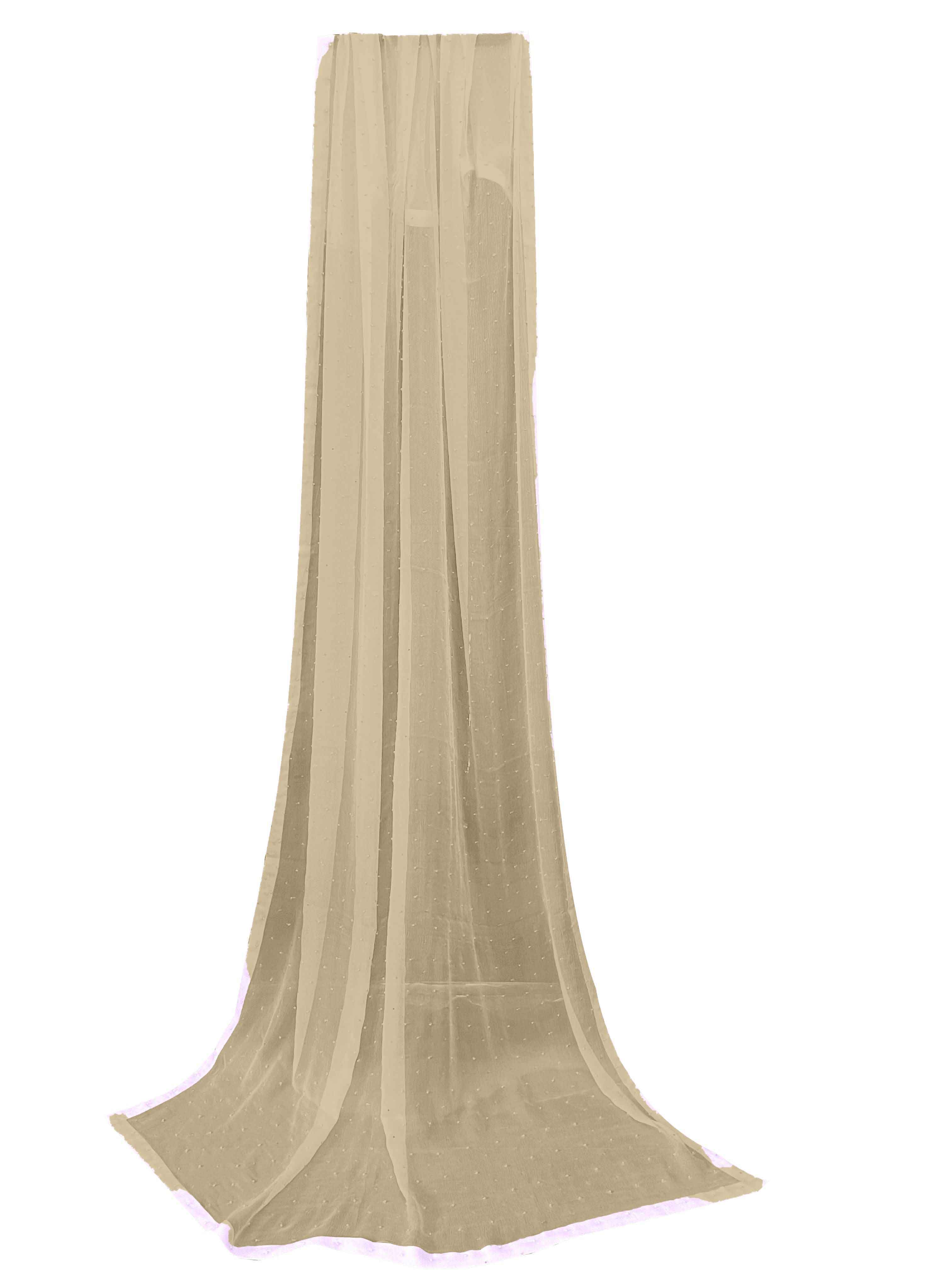 Plain chiffon dupatta