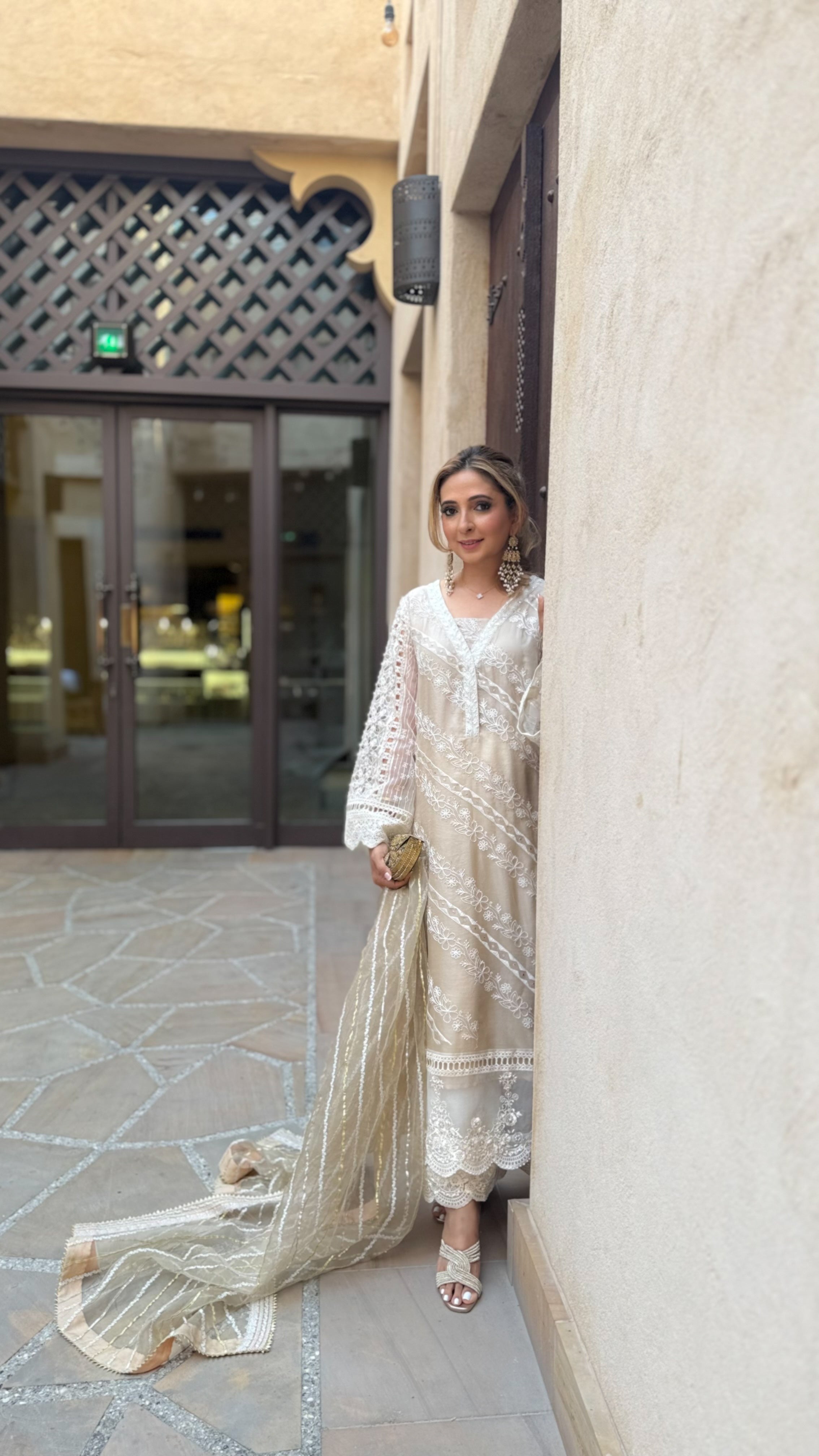 Off-White Chikankari Set