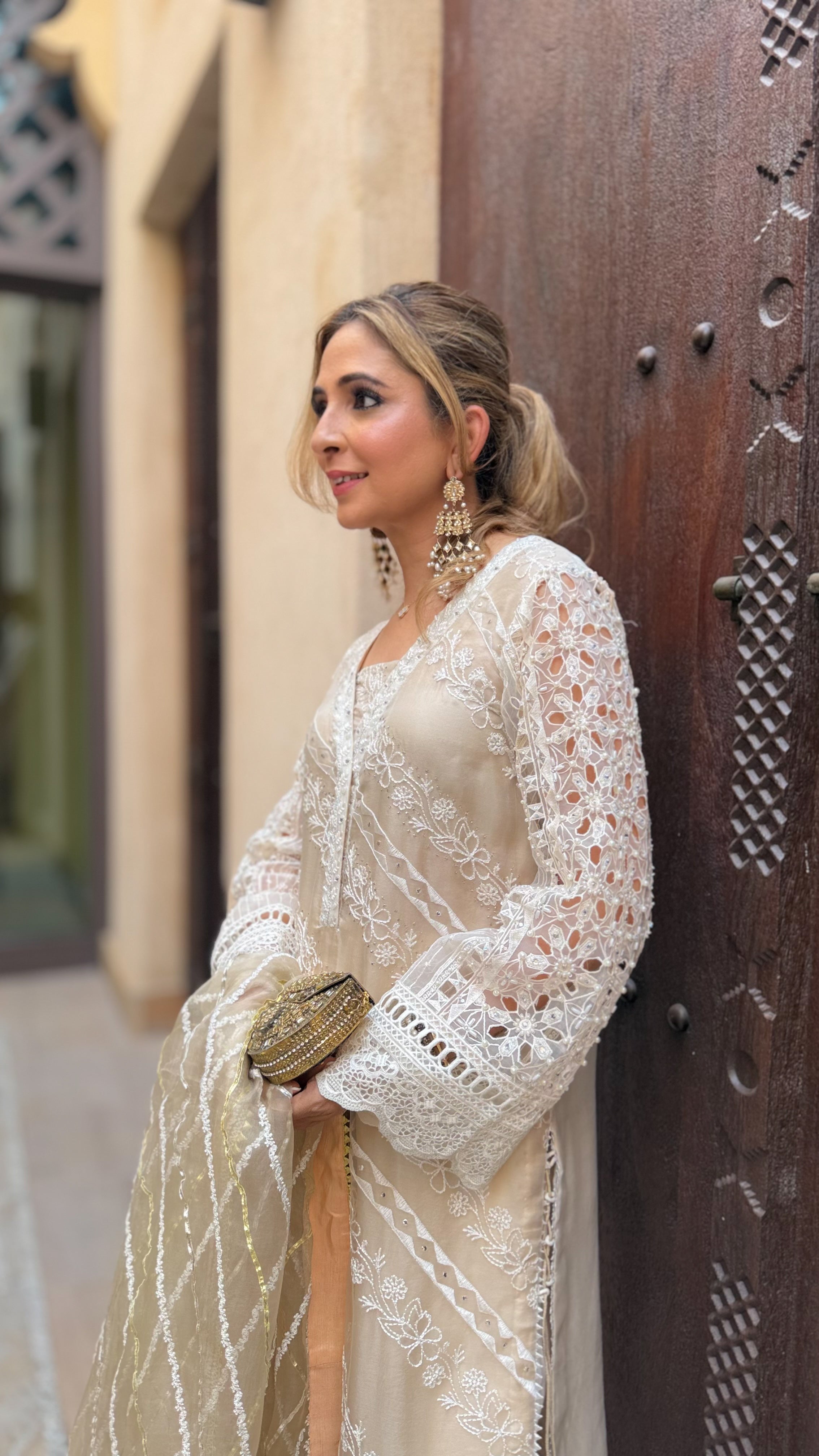 Off-White Chikankari Set