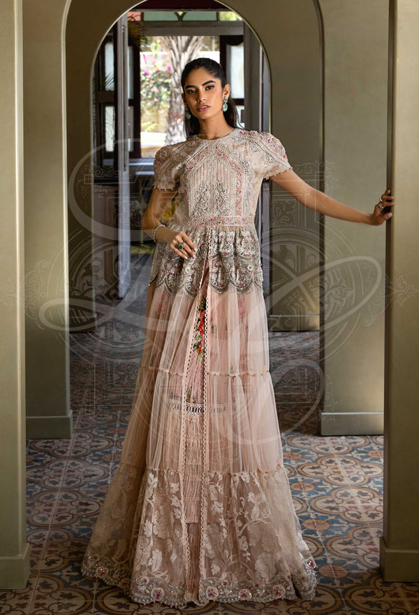 Lia - Tiered Top With Lehenga