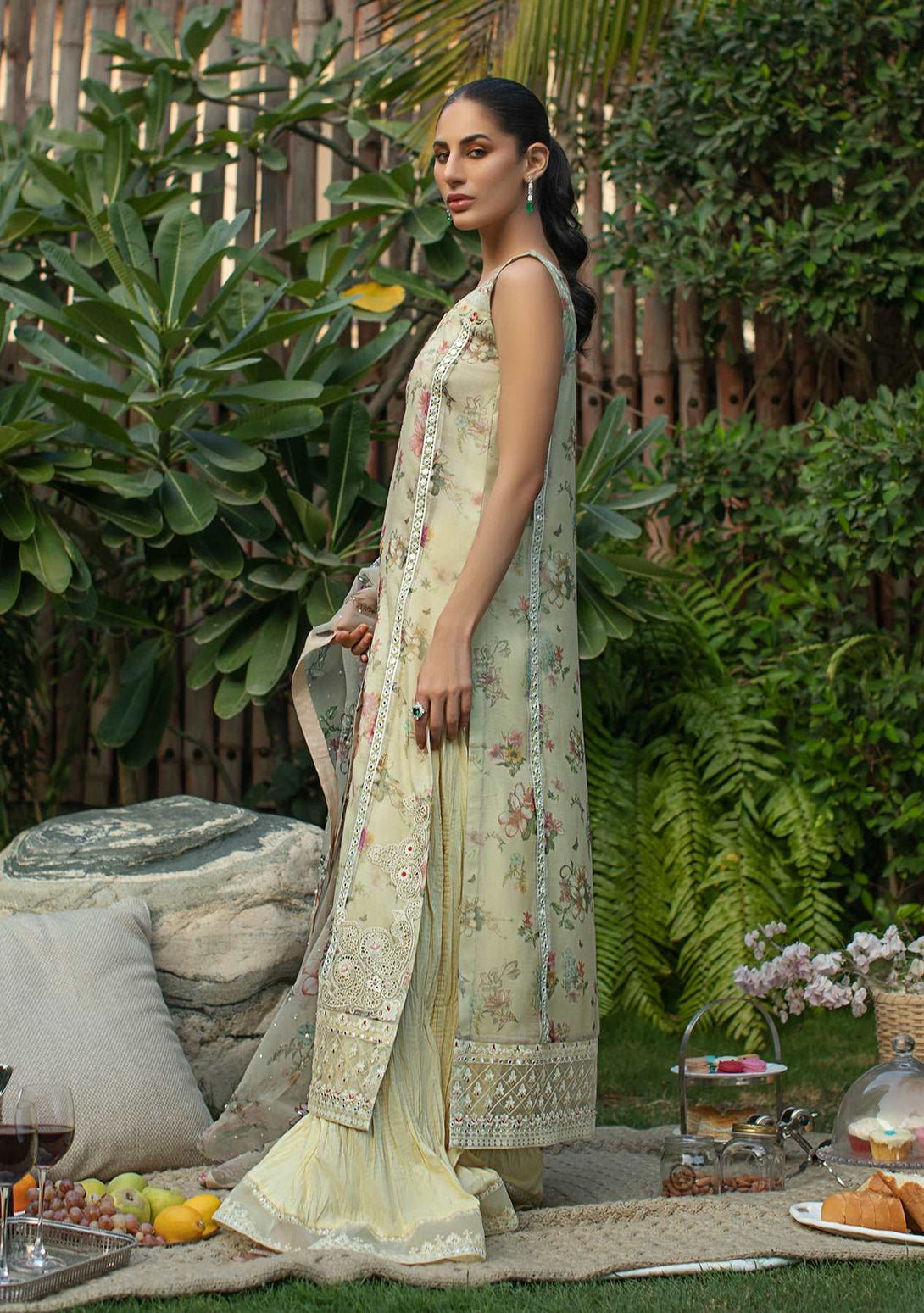 Yellow floral co-ord set