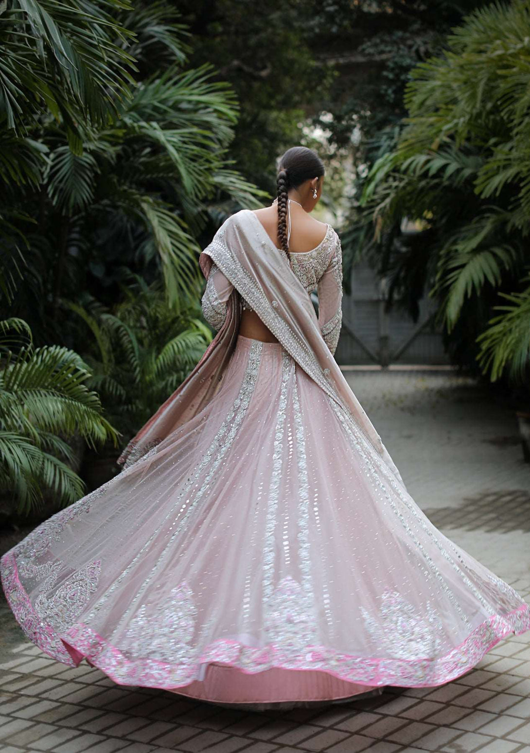 Rose pink bridal