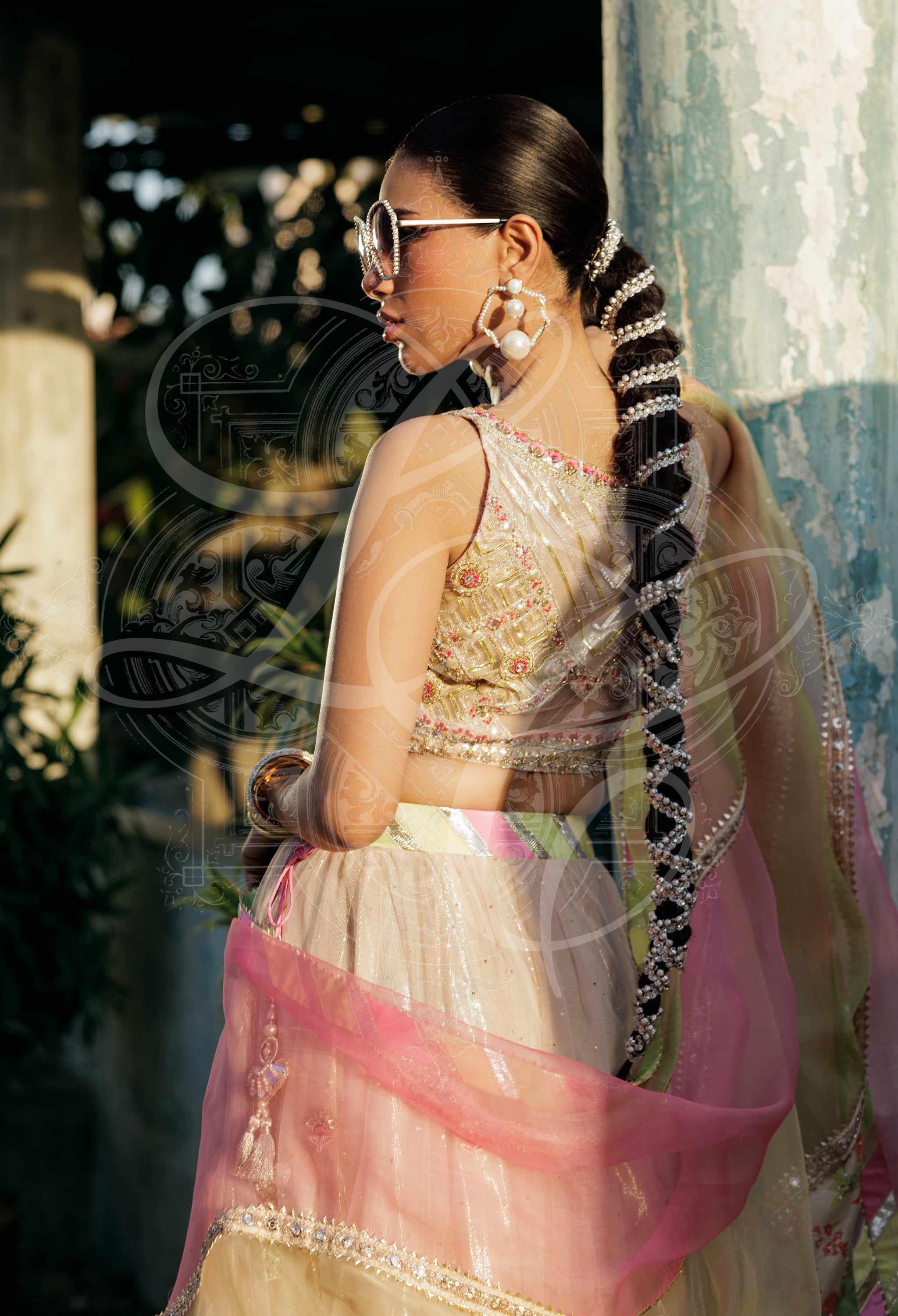 ZAHRA Mirror Gota Lehenga Set - LC-LCHS25-01
