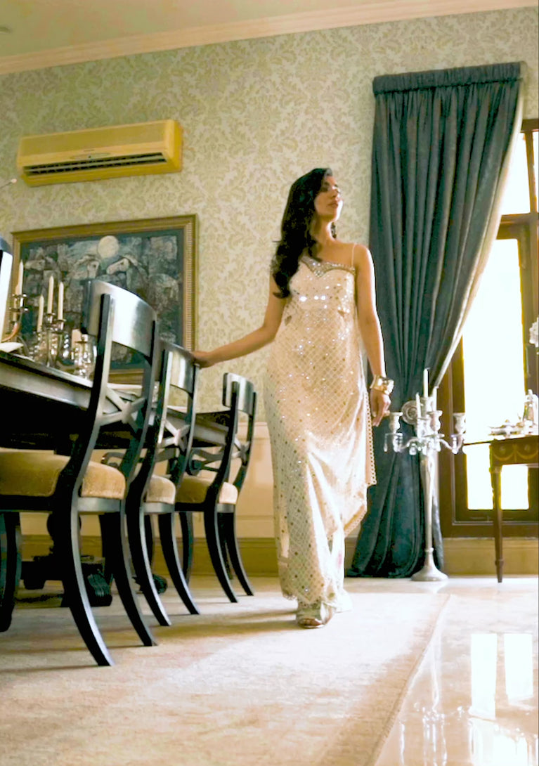 KAAMDANI STOP WITH PRINTED BOOTCUT PANTS